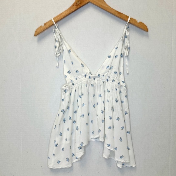 Princess Polly Floral Tie-Strap Babydoll Cami size 2 - Picture 1 of 8